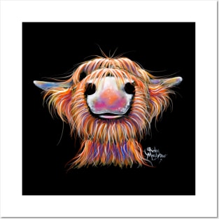 SCoTTiSH HiGHLaND CoW ' BRoo ' Posters and Art